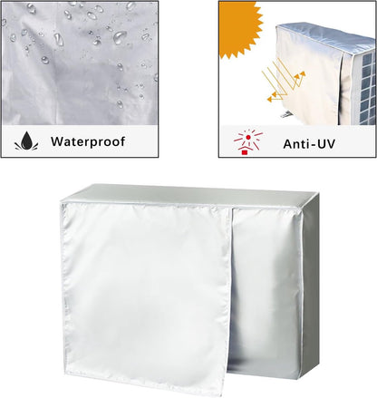 Air Conditioner Cover - Air Conditioner Cover Outdoor Unit - Outdoor Winter Cover - Dustproof - Frost-Resistant - Air Conditioning Covers - Air Conditioner Cover - Durable and Waterproof - Air Conditioner Protective Cover - Universal Air Conditioner Prote - Image 5