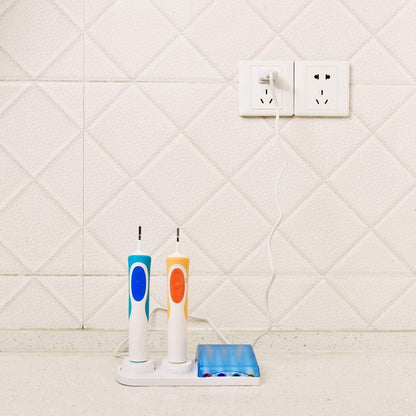 toothbrush holder - Toothbrush holder suitable for Oral-B - electric toothbrush holder suitable for Oral-B - holder for electric toothbrushes suitable for Oral-B - Suitable for 4 brush heads and 2 charging stations - Image 2