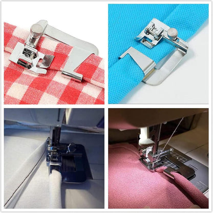 Sewing machine feet - Hem Presser Foot - 3 Sizes - Sewing Machine Hemming Foot Kit - universal presser feet - Presser feet - sewing machine accessories - Rolled hem presser foot for most sewing machines with low spindle adapter (4/8, 6/8, 8/8 inch) - Image 2