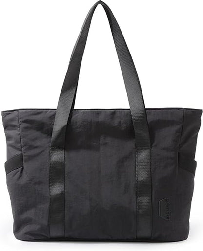 Women's Tote Bags - Women's Bags - Tote Bags - Shopping Bags - Weekend Bags - Shopping Bags - Beach Bags - for sports mats, shopping, gym, sports, travel - black