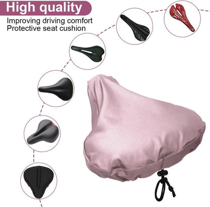 Bicycle Saddle Cover - Bicycle Saddle Cover - Waterproof Saddle Cover - Cover for Bicycle Saddle - Rain Cover - Saddle Cover - waterproof bicycle saddle cover - with drawstring - outdoor saddle cover - bicycle accessories - universal - rain and dust prote - Image 2