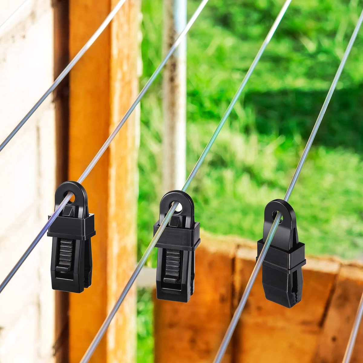 20 pieces - Tent clamps - Tarpaulin clips - Tent clip - tent clip awning clip - camping awning clip - crocodile clips - tarpaulin clip tarpaulin clip - for swimming pools, canopies, caravan awnings, car covers, outdoor tents, canopies and covers - 7.8*2.3 - Image 4