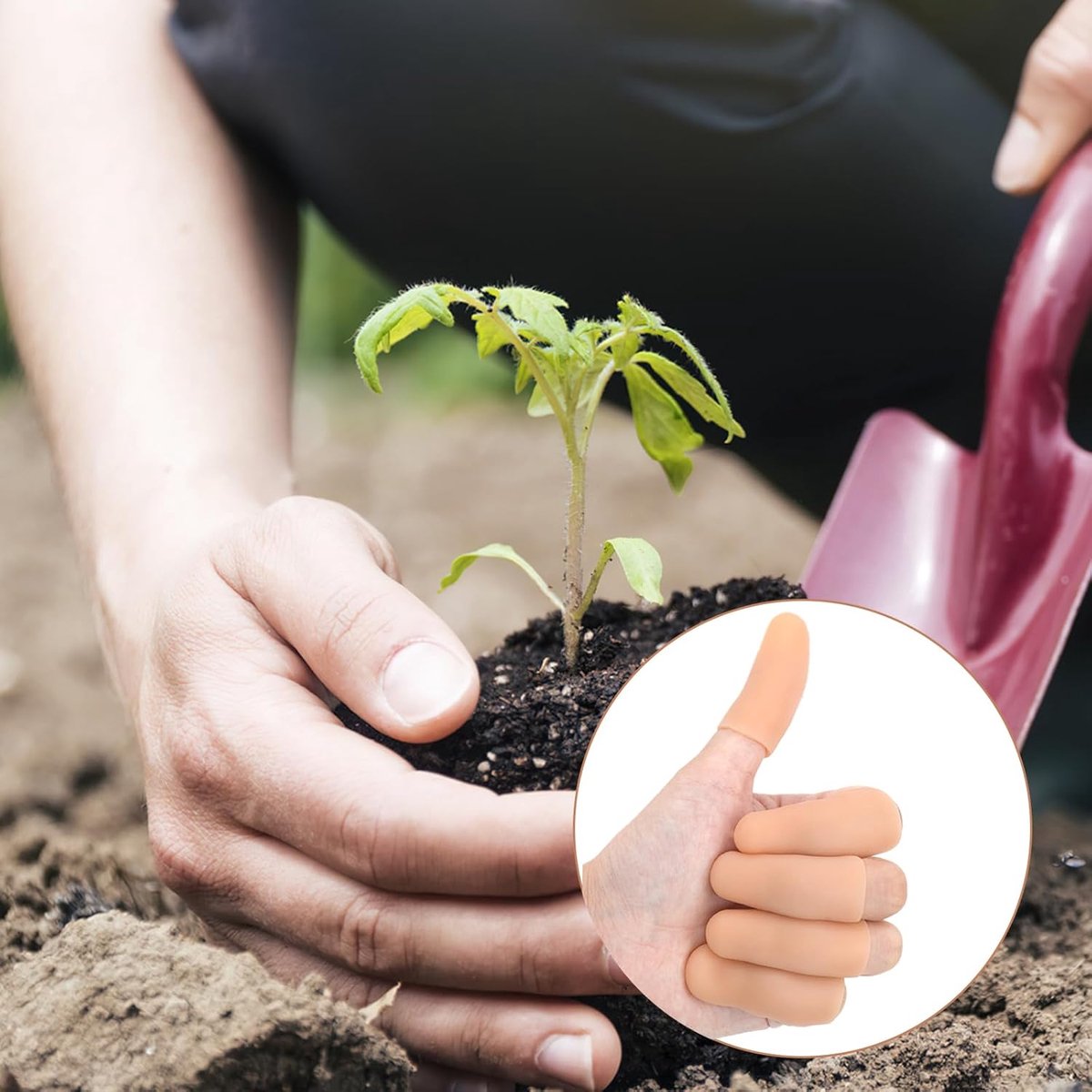 30 Pieces Finger Protectors - Gel Finger Pads - Fingertip Protectors - Finger Covers - Silicone Finger Covers - Finger Protector - Reusable - Cut-Resistant - Fingertip Bandages for Embroidering, Cutting, Cracking Hands, Protecting Calluses - Beige - Image 5