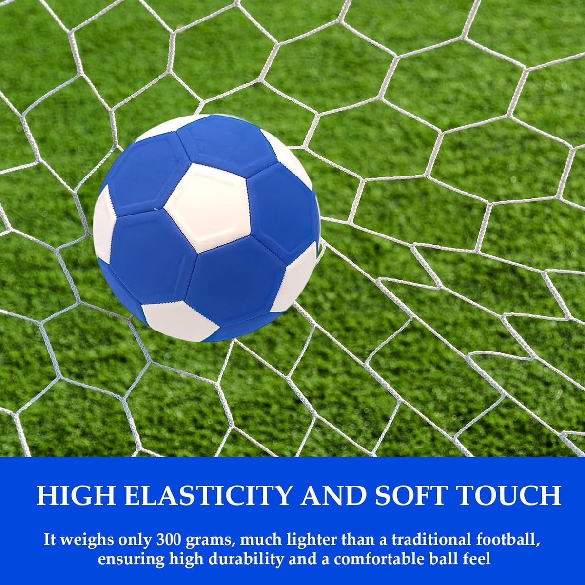 Curve Ball - football - 20 cm - curveball - curve ball soccer - curvebal - kickerball - perfect gift for children - size 4 - Blue - Image 4