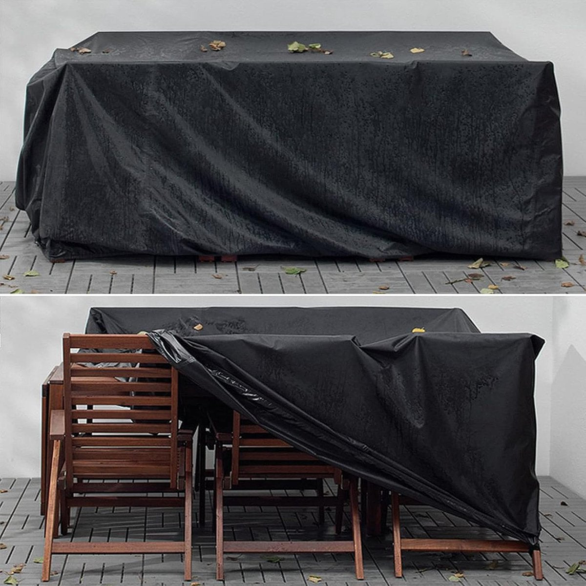 Garden Furniture Cover - 240*140*90 cm - Garden Furniture Protective Cover - Protective Cover for Table (Rectangular) - Lounge Set Cover - Garden Table Cover - Waterproof - Windproof - Dustproof Oxford Fabric - Furniture Covers - with drawstring - for Tab - Image 2