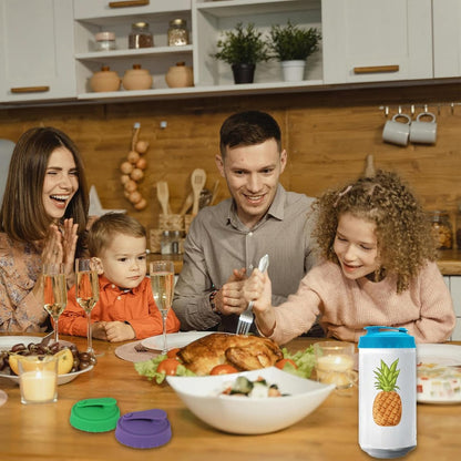 Can Cover - 6 Pieces - Silicone Soda Cans - Can Closer - Silicone Can Lids - Drink Protector - Dust and Spill Anti - Insect Anti - Easy to Clean - Reusable - Fits All Cans - Freshness Cap - 6 Colors - Image 4