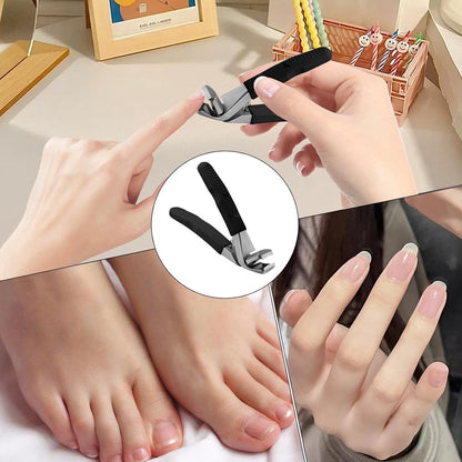 Nail clippers - Toenail clippers - Nail clippers for seniors - Large nail clippers - Nail clippers for men - Toenail clippers with wide opening and long handle - for men and women - black - Image 2
