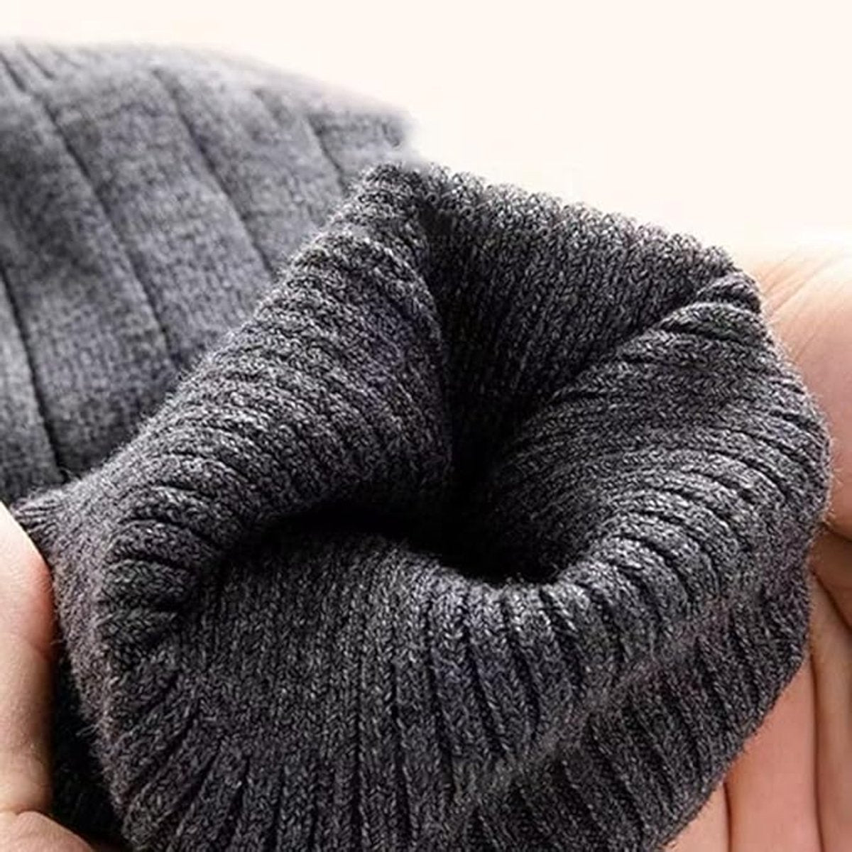 Pair of knee pads - knee socks - Leg support and warmth - Winter heating - Long - Knee pads for cycling, skiing and running - Thickened knee pads - Size L - for weight 100-130 - Image 4