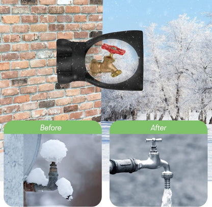 2 Pieces Frost Protection Cover - Frost protection cover for tap - Tap Freeze Cover - Frost-free Outdoor Tap Protection Cover - Outdoor Tap Covers - Frost Protection - Outdoor Tap Cover - Frost Protection for Facade Taps - Frost Cover - Anti-frost - Water - Image 4