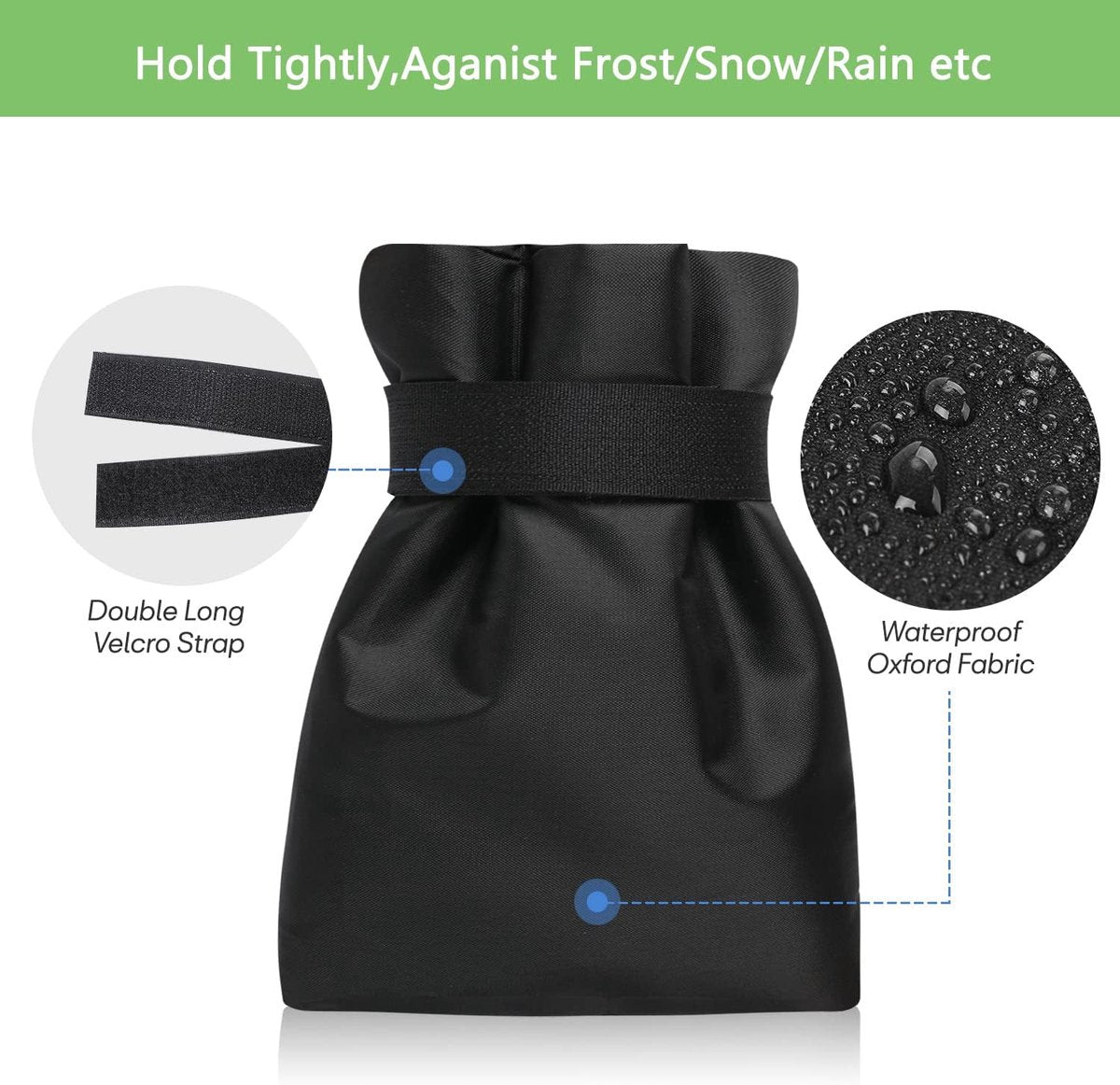 2 Pieces Frost Protection Cover - Frost protection cover for tap - Tap Freeze Cover - Frost-free Outdoor Tap Protection Cover - Outdoor Tap Covers - Frost Protection - Outdoor Tap Cover - Frost Protection for Facade Taps - Frost Cover - Anti-frost - Water - Image 5