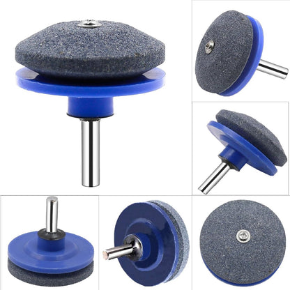 3 pieces - lawnmower blade sharpening - universal blade sharpener - for electric drill, lawnmower blade sharpener blade - grinding wheel - garden tool sharpener - for lawnmower - lawnmower accessories - 5*5.5 cm - Image 2