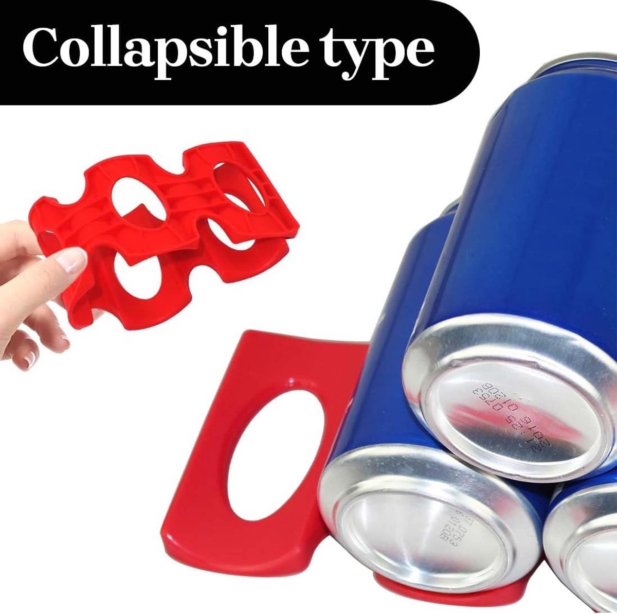 2 pieces - Bottle rack - Beverage bottle rack - Refrigerator bottle holder - Wine rack - silicone refrigerator bottle holder - refrigerator cup holder - easy to stack refrigerator bottle holder - for kitchen fridge, countertop, pantry - 30.6*9.5 cm - blac - Image 5