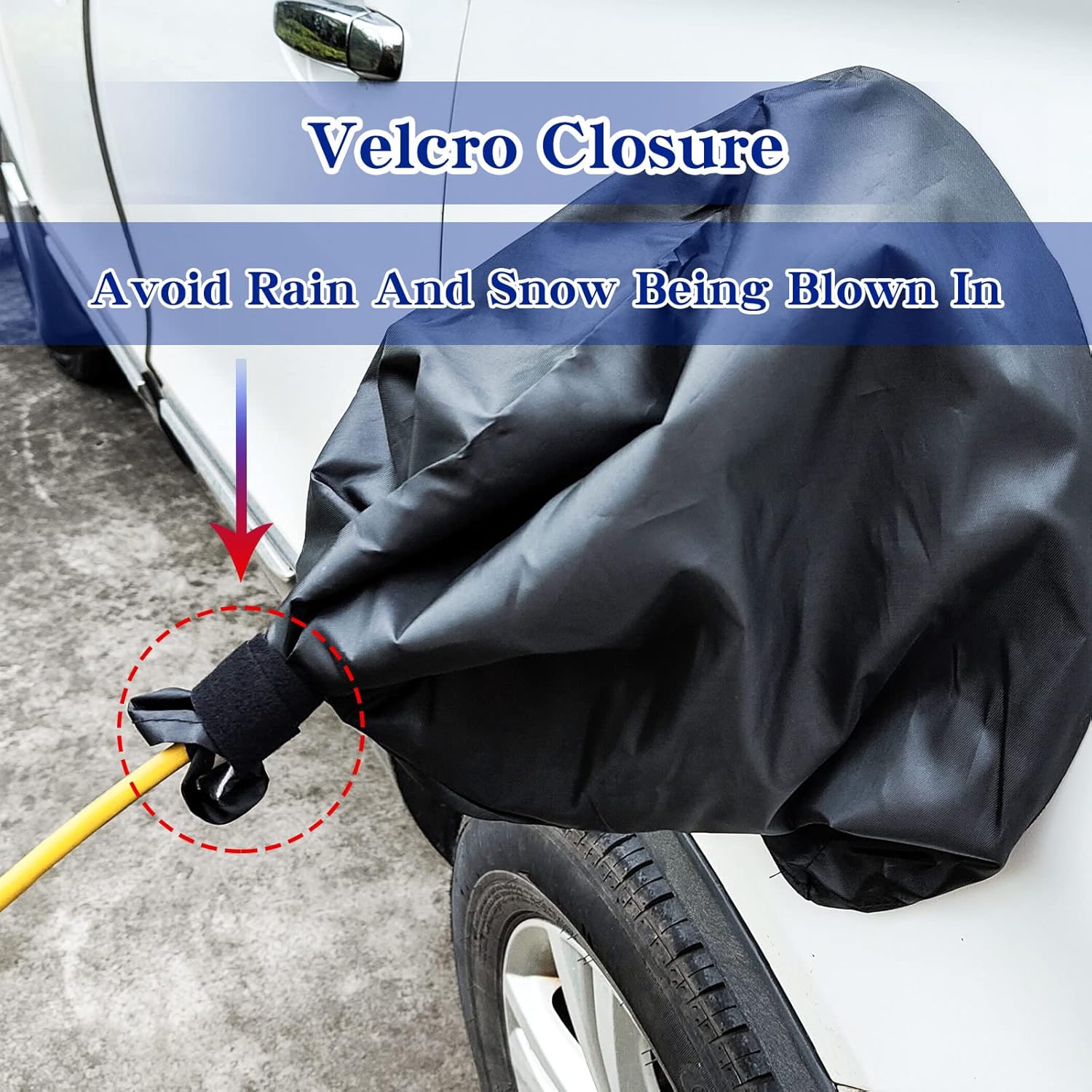 Electric Vehicle Charging Port Protector Compatible with Outdoor Charging Connector - Image 2