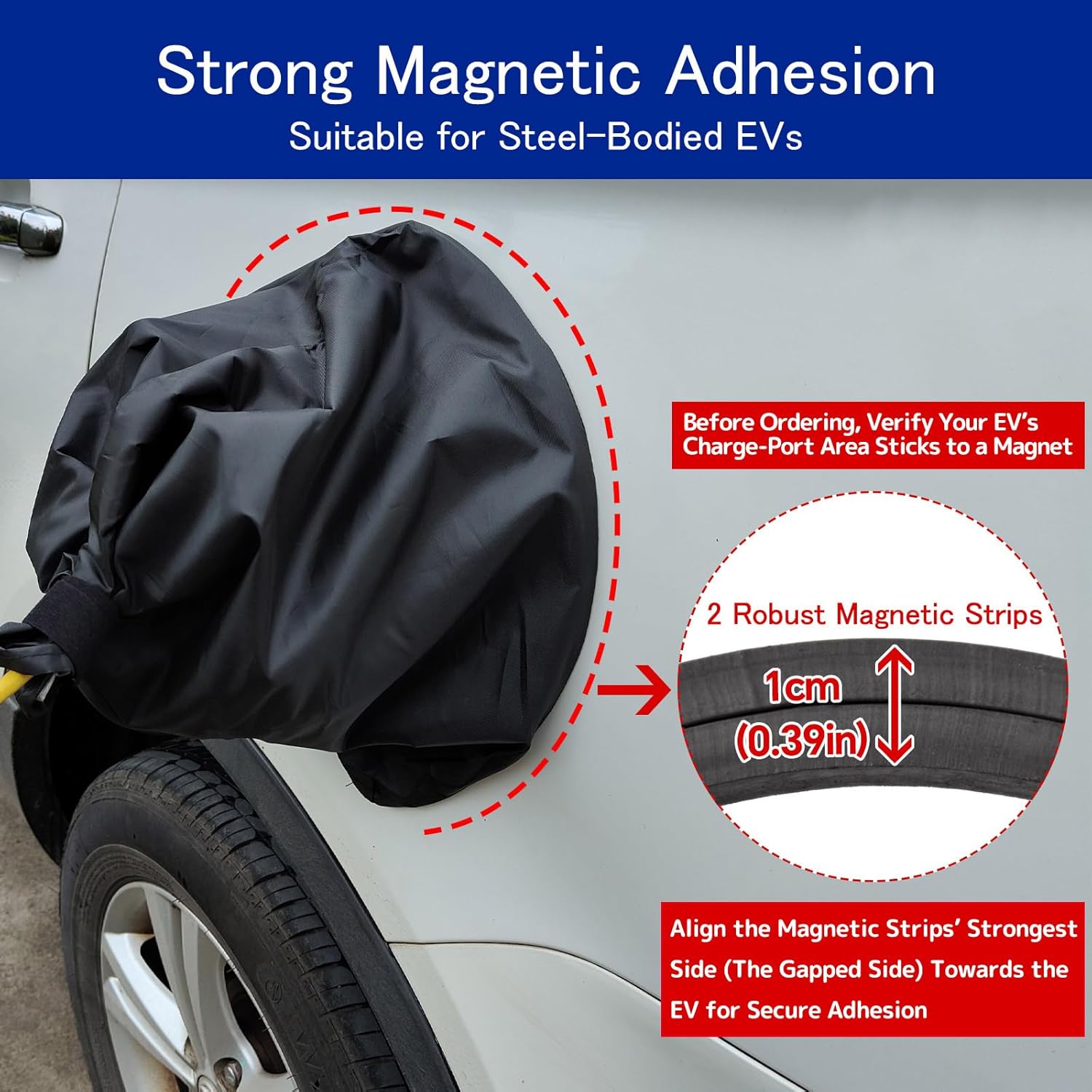 Electric Vehicle Charging Port Protector Compatible with Outdoor Charging Connector - Image 5