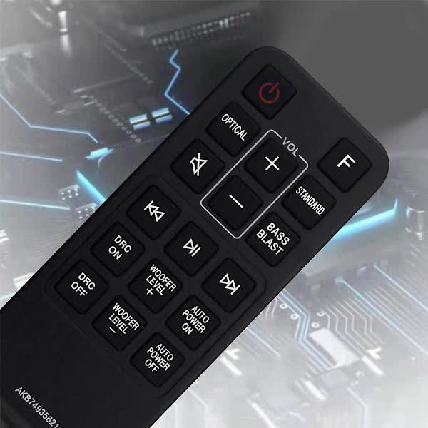 Replacement Remote Control AKB74935621 Compatible with LG Soundbar SJ2 SJ2.AEUSLLK SJ2.DEUSLLK - Image 3