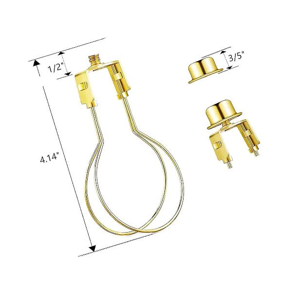 Lampshade Holder Adapter Kit with Knob Leveling System Gold Stabilizer - Image 3