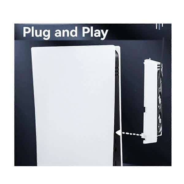 Cooling Fan for PS5 with Quieter Fan LED Light and USB3.0 Hubs - Image 5