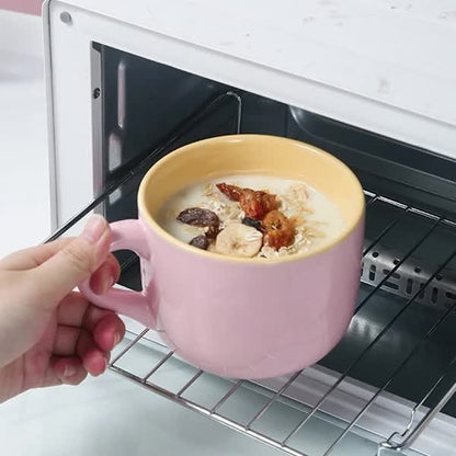 Large Ceramic Coffee Mug 650ml with Henke, Compatible with Breakfast Cereal Bowl and Tea Cup, Birthday Gift - Image 3