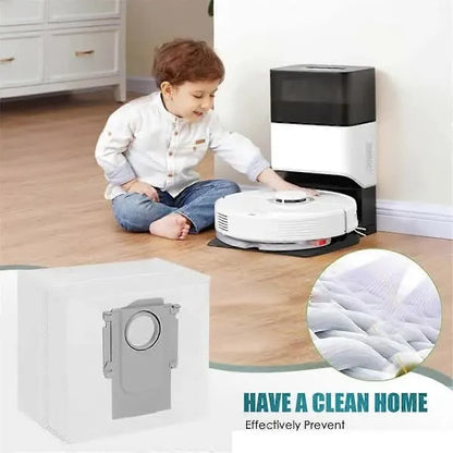 Roborock Q8 Max Q8 Max+ Q5 Pro Q5 Pro+ Compatible Vacuum Cleaner Bags 8PCS Replacement Accessories - Image 4