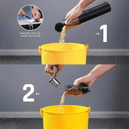 Cordless Car Vacuum Cleaner 4-in-1 High Power 19000Pa Handheld Portable Black Mini Vacuum - Image 2