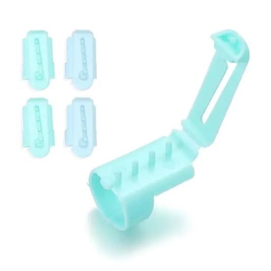 4pcs Plastic Yarn Guide Finger Holder Knitting Thimble Tool for Yarn Separation - Image 2