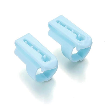 4pcs Plastic Yarn Guide Finger Holder Knitting Thimble Tool for Yarn Separation - Image 3