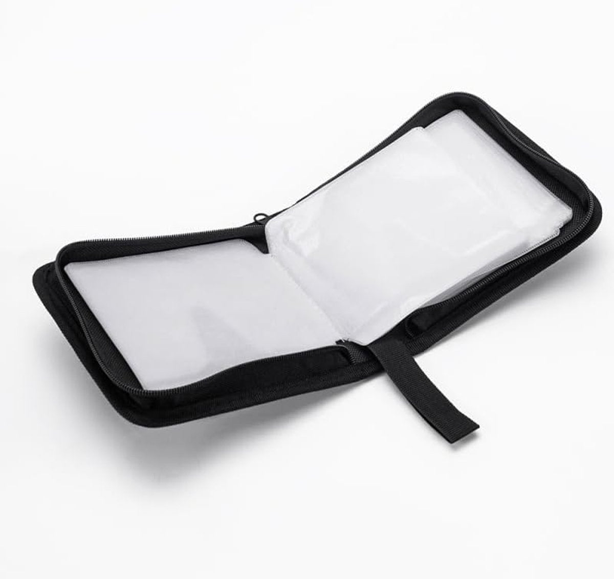 CD/DVD Storage Case - CD Bag - Oxford Cloth - With Zipper - CD Case Storage Folder - DVD Case Case - CD (Rom)/DVD Storage Case - CD/DVD Case Folder - CD/DVD Storage System - Suitable for 40 CDs or DVDs - 16*15.5*4.8cm - Blue - Image 4