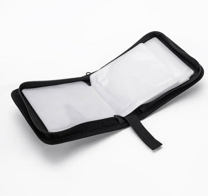 CD/DVD Storage Case - CD Bag - Oxford Cloth - With Zipper - CD Case Storage Folder - DVD Case Case - CD (Rom)/DVD Storage Case - CD/DVD Case Folder - CD/DVD Storage System - Suitable for 40 CDs or DVDs - 16*15.5*4.8cm - Blue - Image 4