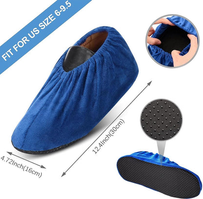 Overshoes - Shoe Cover - Shoe Protectors - Sturdy Shoe Covers - Shoe Covers - Reusable Shoe Covers - Reusable Fabric Overshoes - 8 Pairs - 31.5 x 12cm - Adult - Washable - Strong - Durable - Non-slip - Image 6