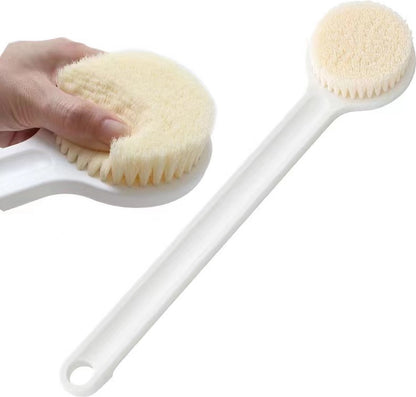 Bath brush - Back brush - Long-handled bath brush - Skin brush - Shower brushes - Bath/shower accessories - shower scrub brushes - white - PP - 37*7.5*2cm - Image 2
