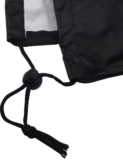 Folding Bed Cover - 99 x 38 x 114 cm - Dustproof Folding Bed Cover - Waterproof Protector - Multifunctional Cover - for 38" Single Folding Bed - Universal - 210D Oxford Cloth - Black - Image 6