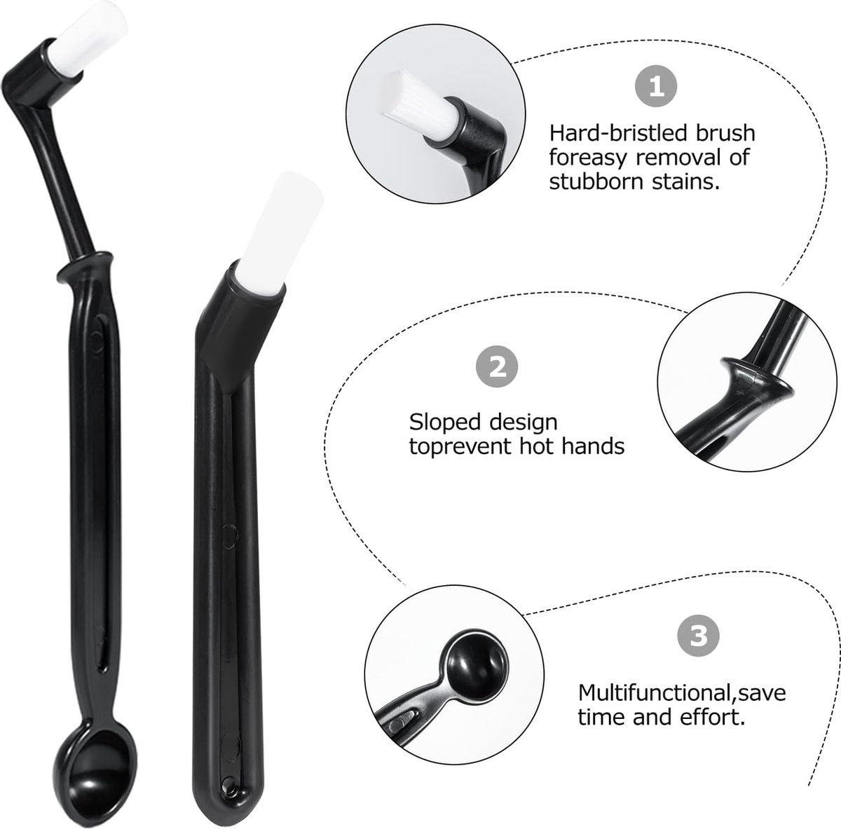 Coffee machine cleaning brush - 15 pieces - barista accessories - cleaning brush set - Cleaning brush for coffee machine - Cleaning brush for coffee spout and milk hose coffee machine - cleaning brush espresso machine - Image 3