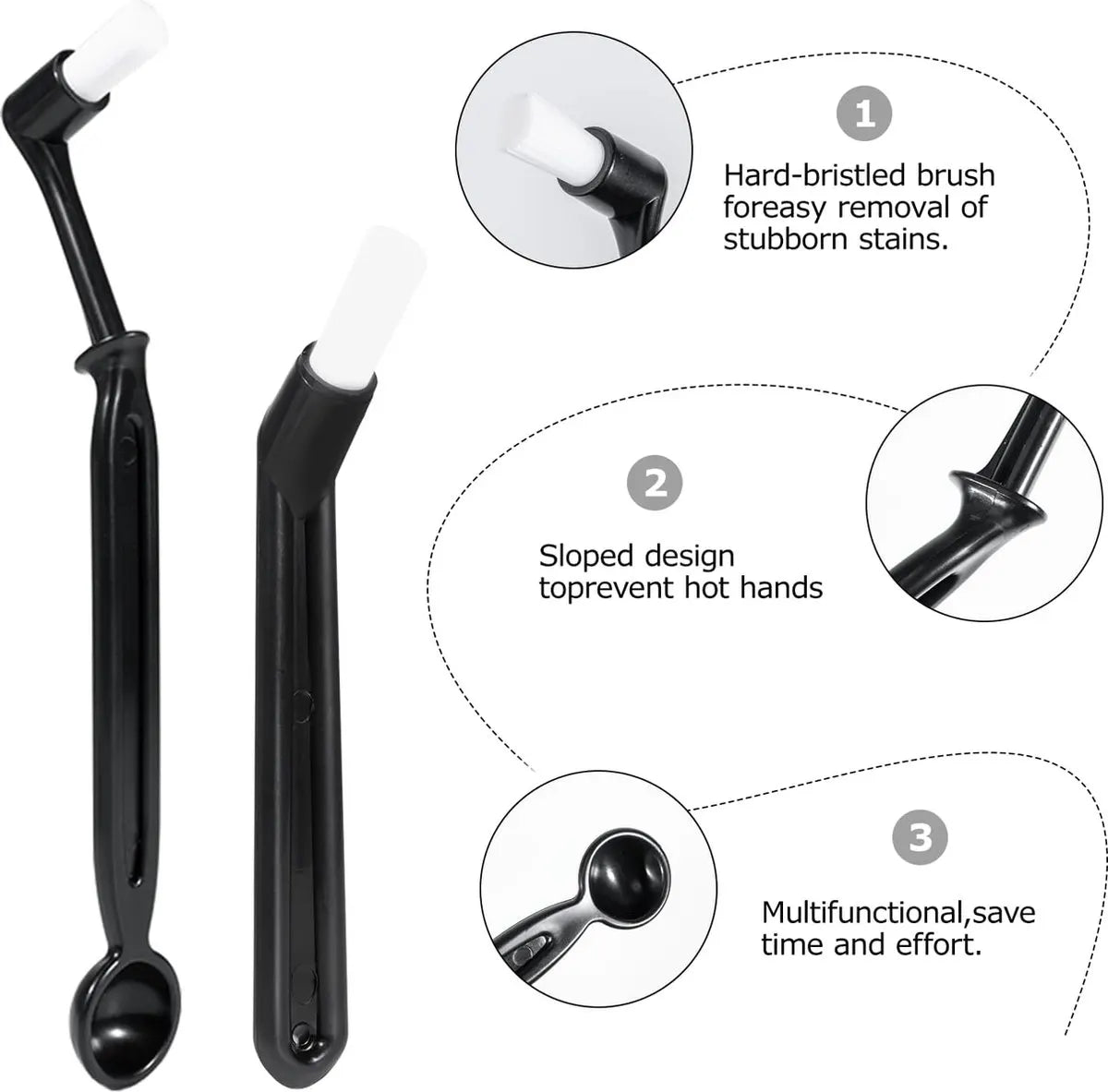 Coffee machine cleaning brush - 15 pieces - barista accessories - cleaning brush set - Cleaning brush for coffee machine - Cleaning brush for coffee spout and milk hose coffee machine - cleaning brush espresso machine - Image 3