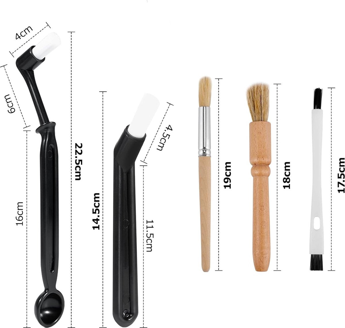 Coffee machine cleaning brush - 15 pieces - barista accessories - cleaning brush set - Cleaning brush for coffee machine - Cleaning brush for coffee spout and milk hose coffee machine - cleaning brush espresso machine - Image 7