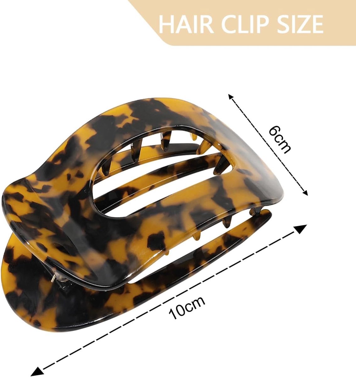 Hair Clips - 4 Pieces - Women - Flat - Hair Accessories - Hair Clip - 4 Colors - Hairpins - Clips - Leopard - Image 7