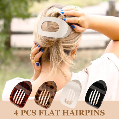 Hair elastic - 4 pieces - Hair accessories - 4 colors - - Image 3