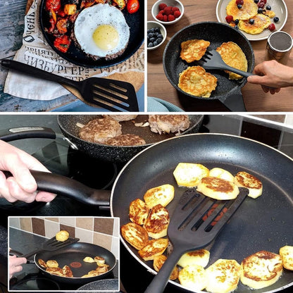 Spatulas - 3 pieces - Spatula Silicone - BPA free - Non-stick coating Silicone Cooking Utensil Set, Slotted spatula, heat resistant spatula, fish spatula, spatula kitchen utensils, for coated pots - Non-stick - Image 3