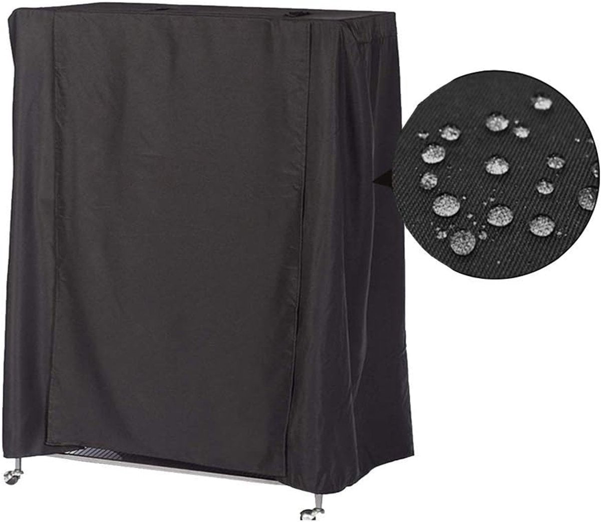 Parrot Cage Cover - Birdcage Cover and Dustproof Covers - Good Night Cover for Parrots - 210D Oxford Cloth - 88*63*120cm - Universal - Blackout - Waterproof - Black - Image 3