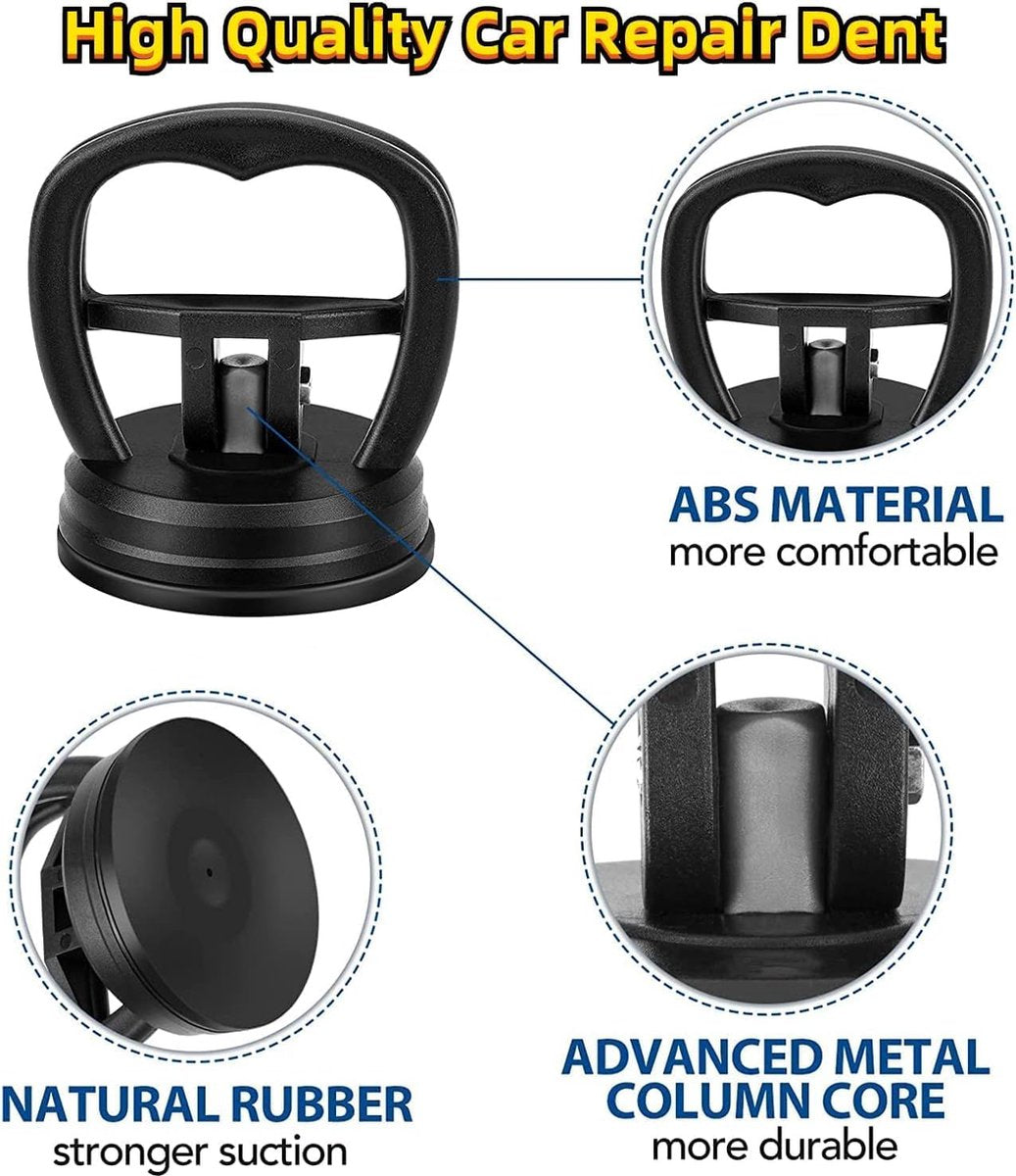 3 pieces - Mini Car Dent Remover - Suction Cup - Dent Puller - Suction Lifter - Extra Strong Suction Cups - Plate Holder - Suction Lifter - Black - 5.8cm*6.5cm - ABS - Image 2