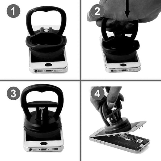 3 pieces - Mini Car Dent Remover - Suction Cup - Dent Puller - Suction Lifter - Extra Strong Suction Cups - Plate Holder - Suction Lifter - Black - 5.8cm*6.5cm - ABS - Image 3