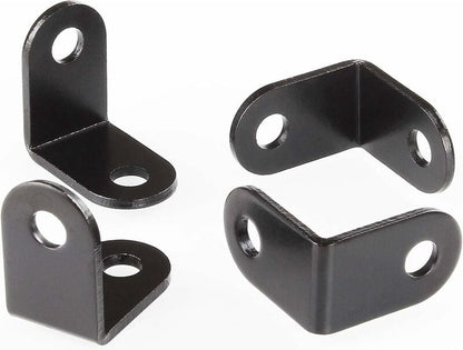 20 pieces - Corner connections - corner anchor - corner connectors - fixed bracket - corner bracket - 26x26 MM - iron - black - 90 degrees - Including screws - Image 2