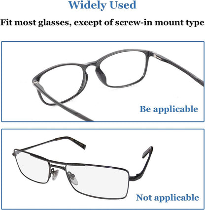 Nose Pads for Glasses - 20 Pairs - Nose Pads for Glasses with Air Chamber - Glasses Cushions - Silicone - Transparent - Anti-slip - Self-adhesive - Suitable for sunglasses, reading glasses, sports glasses - Image 5