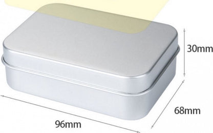 pieces - Soap box with lid - Soap dish - Soap holders - Protective and travel tin - Soap box - Soap dish - aluminum - Travel size toiletries - Bathroom accessories - for holidays and travel - Image 5