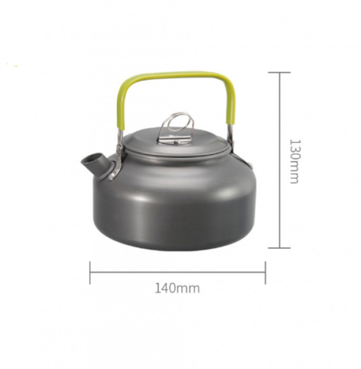 3 pieces - Cooking set - Camping Cooking set - Cookware - Camping Pan Set - Camping Cookware Kit - Kitchenware set - saucepan, pan, teapot - for 2-3 persons - for Outdoor Picnic Camping Hiking - Foldable - aluminum - Image 4