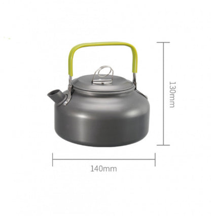 3 pieces - Cooking set - Camping Cooking set - Cookware - Camping Pan Set - Camping Cookware Kit - Kitchenware set - saucepan, pan, teapot - for 2-3 persons - for Outdoor Picnic Camping Hiking - Foldable - aluminum - Image 4