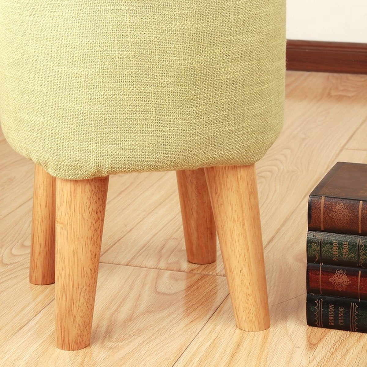 4 pieces - Furniture leg - Wooden furniture leg - Furniture Legs - wood color - wooden - 10 cm - Image 5