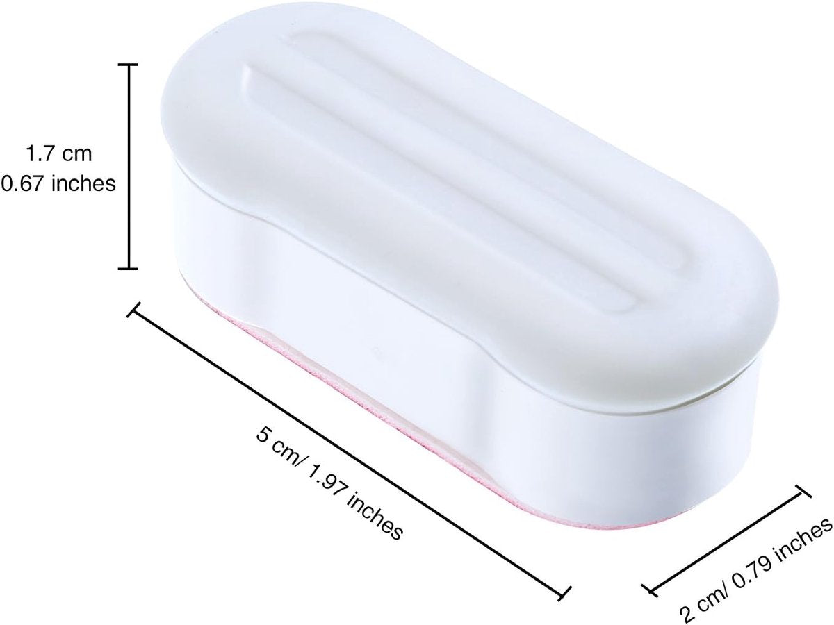 Toilet Seat Buffers - 8 Pieces - Toilet Seat Buffers - Extend Bidet Life - Toilet Seat Buffers - Silent and Soft Closing - Protect Toilet Seat - White - Self-adhesive - TPE, ABS and Plastic - Image 6