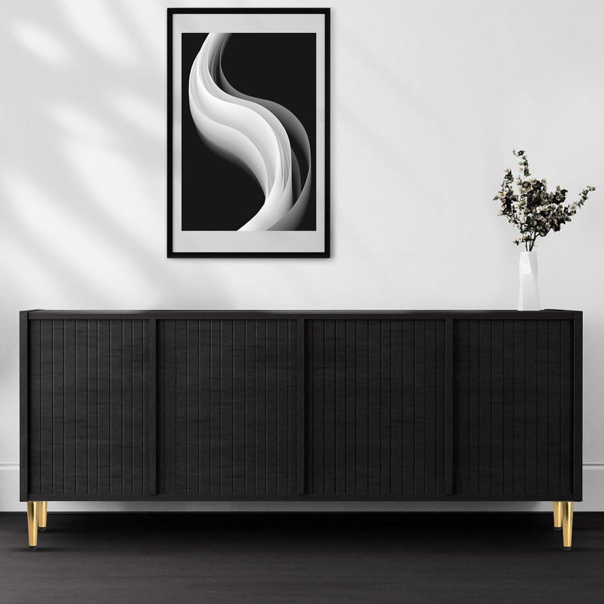 Furniture legs - 4 pieces - 15 cm - Table legs - Furniture leg - Sofa leg - Furniture legs - Cabinet legs - Furniture leg fittings - Gold - Metal - For cabinet, sofa and table - Image 2