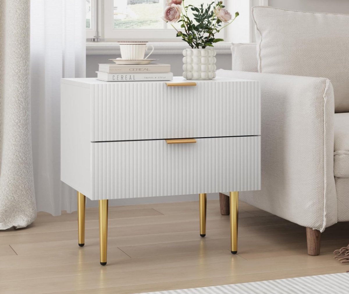 Furniture legs - 4 pieces - 15 cm - Table legs - Furniture leg - Sofa leg - Furniture legs - Cabinet legs - Furniture leg fittings - Gold - Metal - For cabinet, sofa and table - Image 3