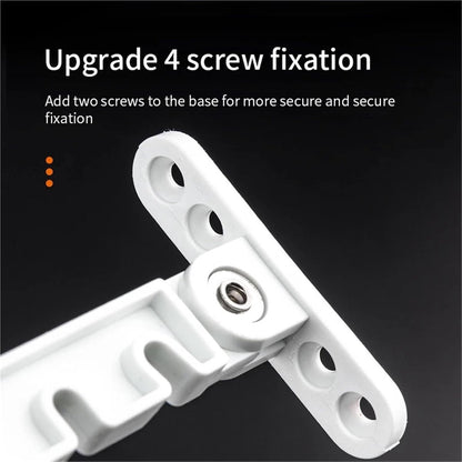 2 pieces - window holder - window limiter white - Window stays - Windows - Window fittings - Window holder & door holder - wind hook - Plastic and metal - 10.6×1.4cm - adjustable - Anti-burglary - window security - for inward-opening windows - Image 2